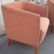 Pair of club style armchairs