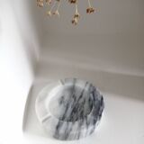 Round marble ashtray