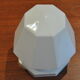 Vintage opaline and porcelain ceiling lamp