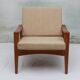 1960s armchair in oak, Arne Wahl Iversen für Komfort