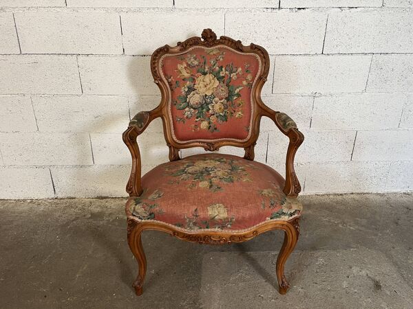 Paire de fauteuil cabriolet