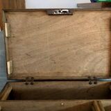 Old wooden workshop box