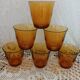 12 antique Vereco water glasses