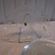 6 glass fish plates from Arcoroc in very good condition.