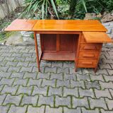 30s solid wood children's desk with 4 drawers and extensions