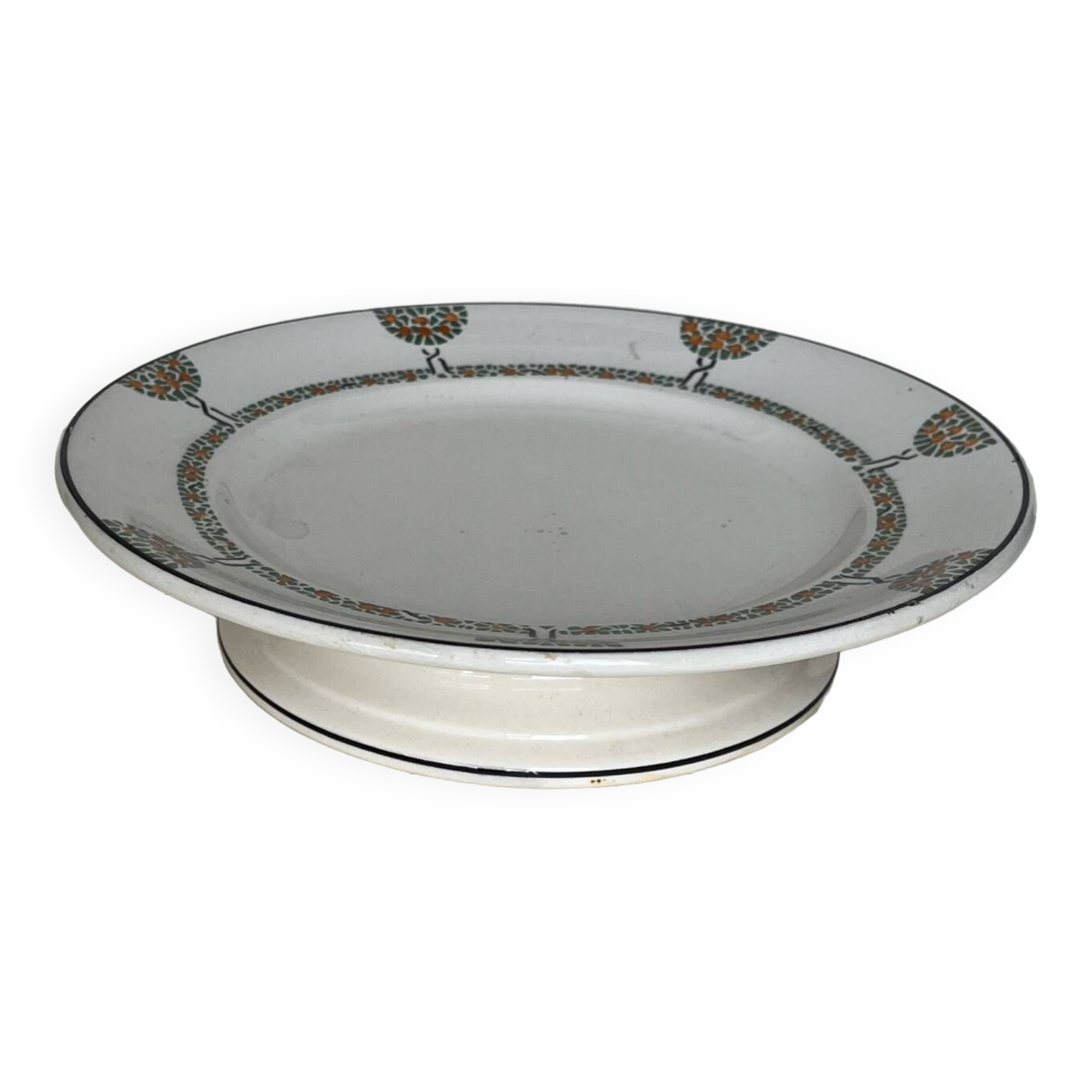 Art deco display in Longwy earthenware