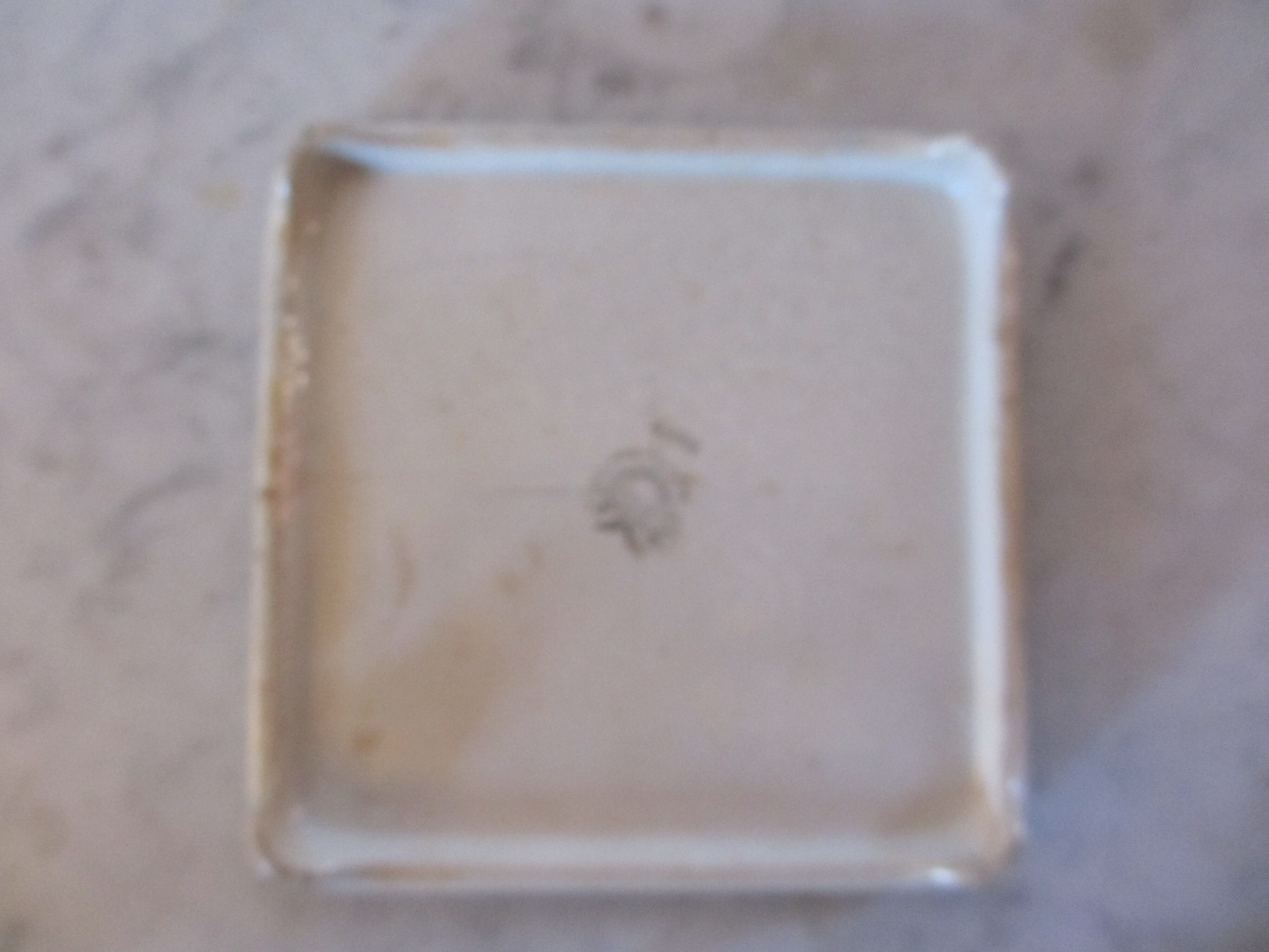 Under the earthenware dish of the Villeroy and Boch factory