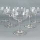 SUITE OF 6 CUPS TO CHAMPAGNE SAINT LOUIS MODEL SAPHO IN CRISTAL