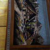 Vintage Carved and Painted Alpine Panel - 23 / 32 cm