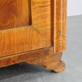 1930s Antique Cabinet with Writing Area in Walnut Finish ,Czechoslovakia