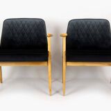 Set of Model 366 Armchairs by Józef Chierowski, Poland, 1960s