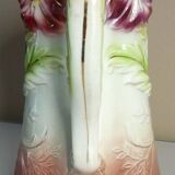 Barbotine pitcher, Onnaing earthenware, art nouveau ceramics, model no. 790