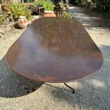 Table de jardin en fer forgé