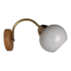 Old small vintage opaline wall light