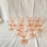 11 Rosaline liqueur glasses