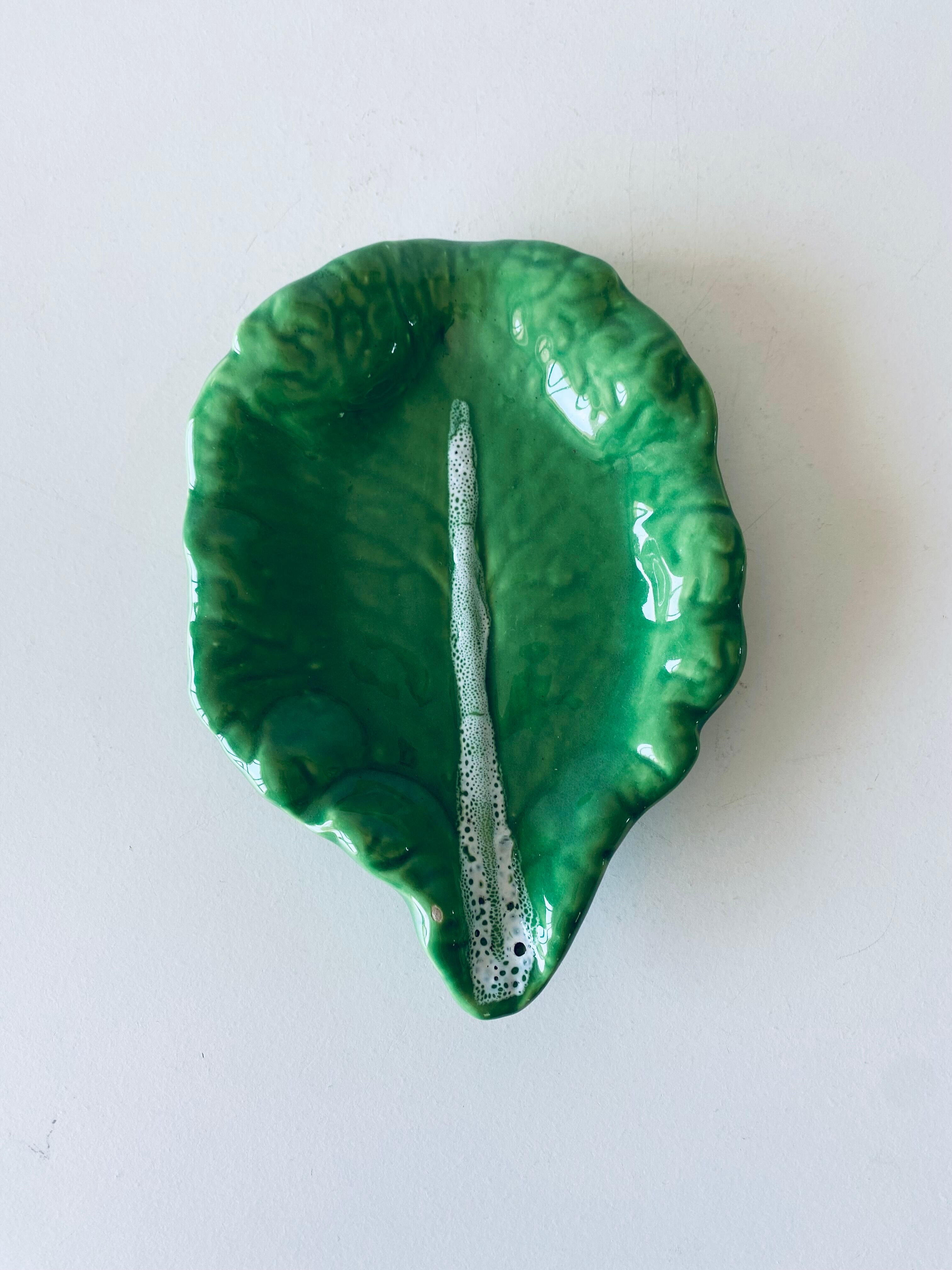 Plat ou vide poche feuille Vallauris