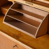 Scandinavian secretary with hinged lid