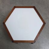 Rosewood 'Hexagon' side table by Hans Christian Andersen, 1960s