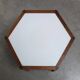 Rosewood 'Hexagon' side table by Hans Christian Andersen, 1960s