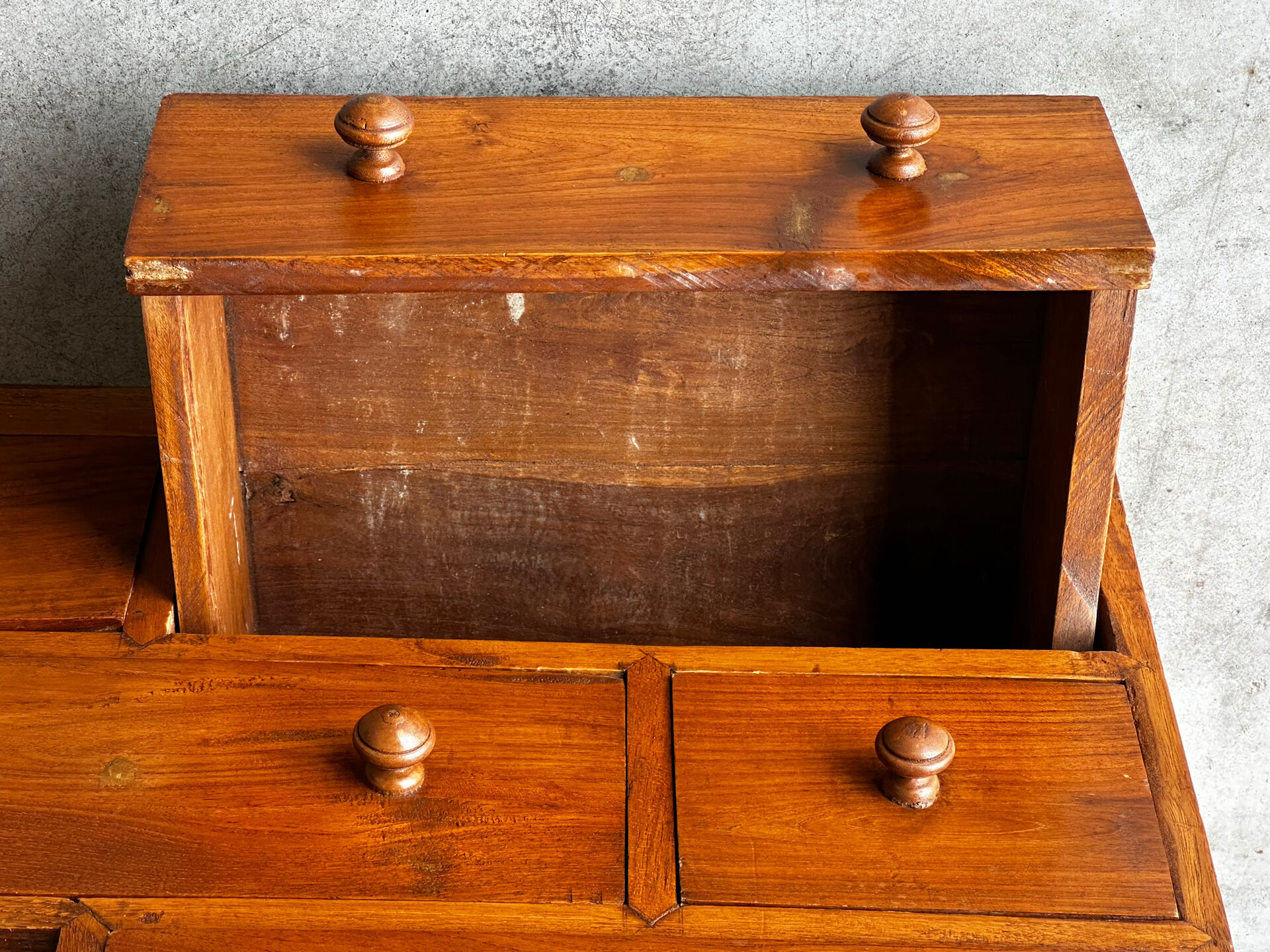 Mid-Century Japanese staircase furniture in solid wood