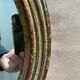 Old mirror in gilded wood early twentieth century