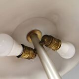 Vintage table lamp in ‘brass’ colour, probably German and from the 1980s.