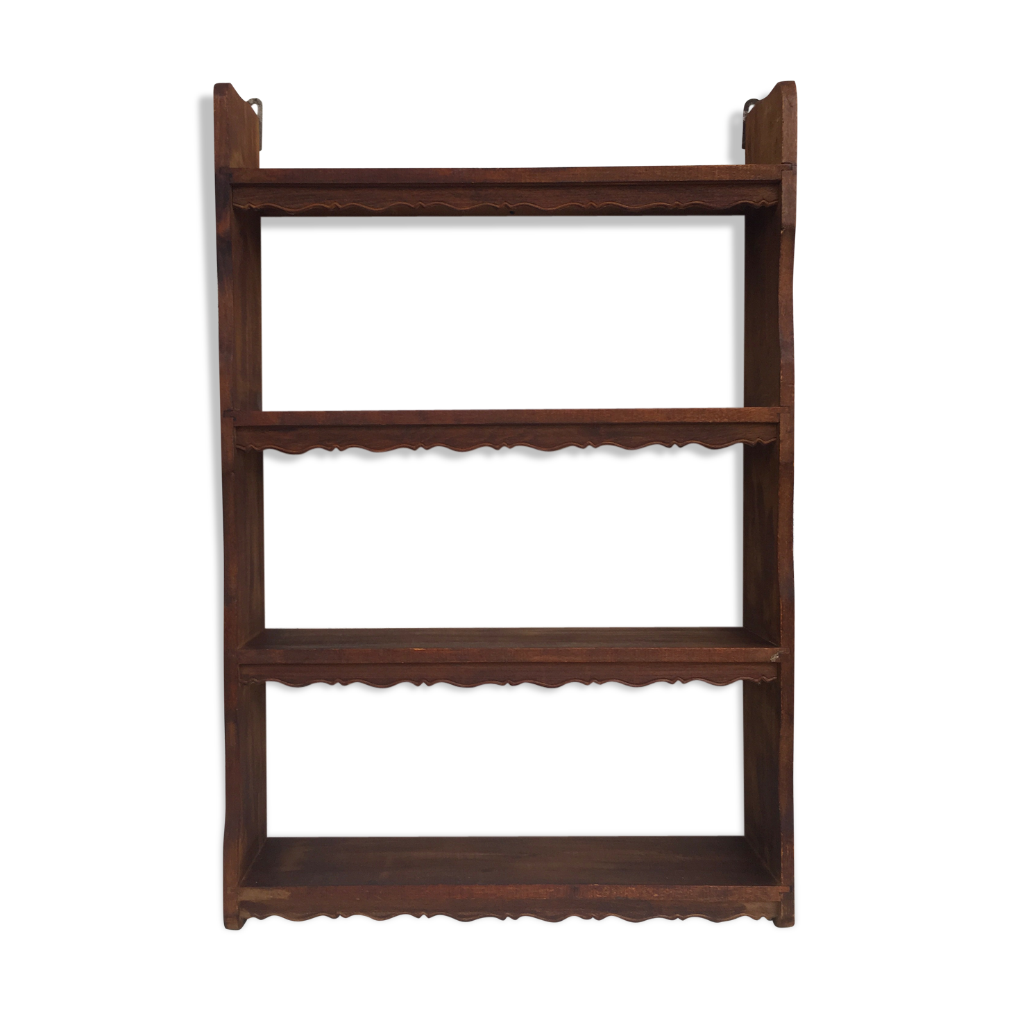 Large shelf wall in wood with friezes