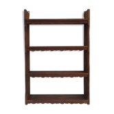 Large shelf wall in wood with friezes