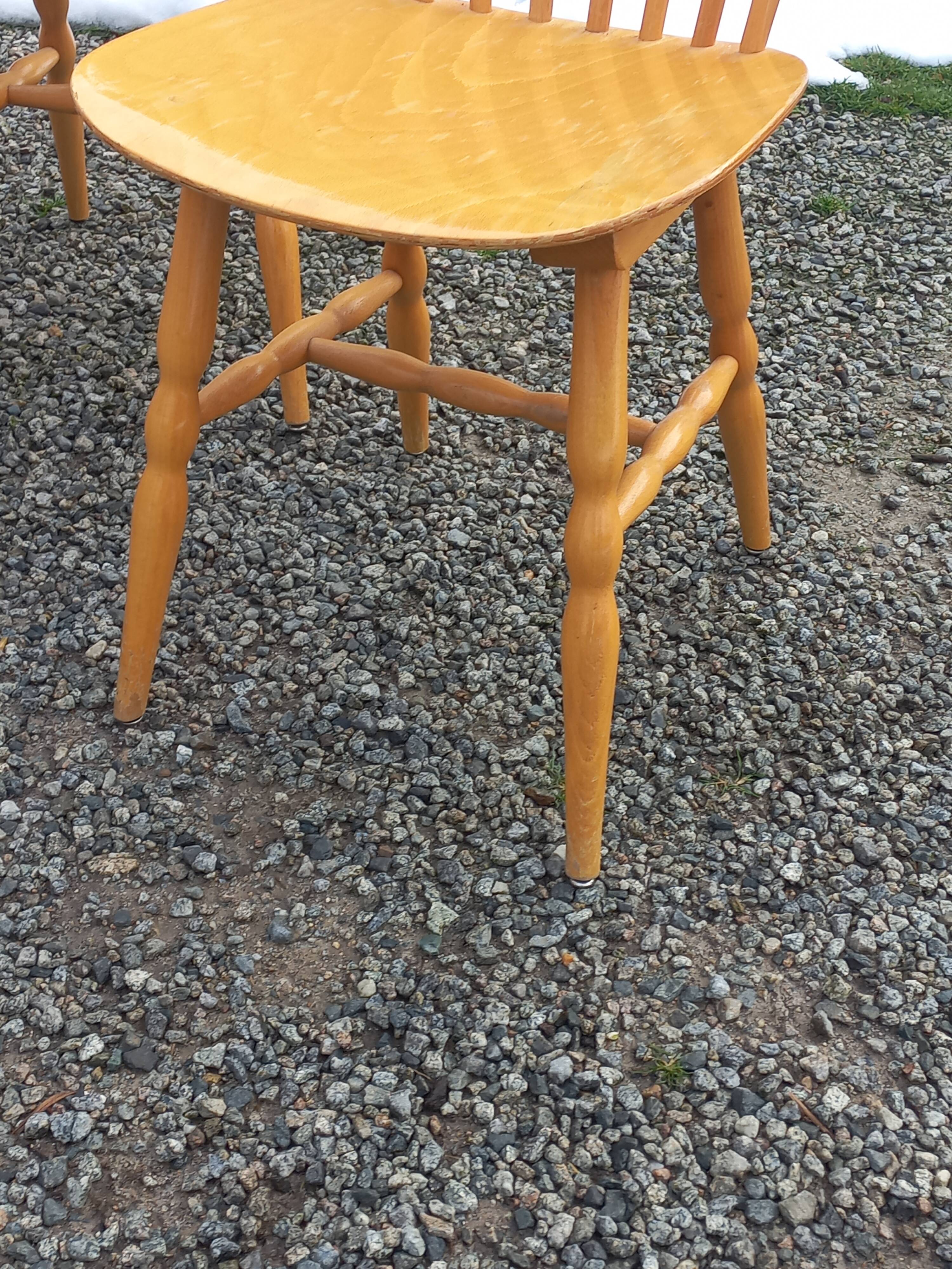 4 Baumann-branded bistro chairs