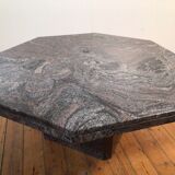 marble octagonal coffee table