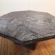 marble octagonal coffee table