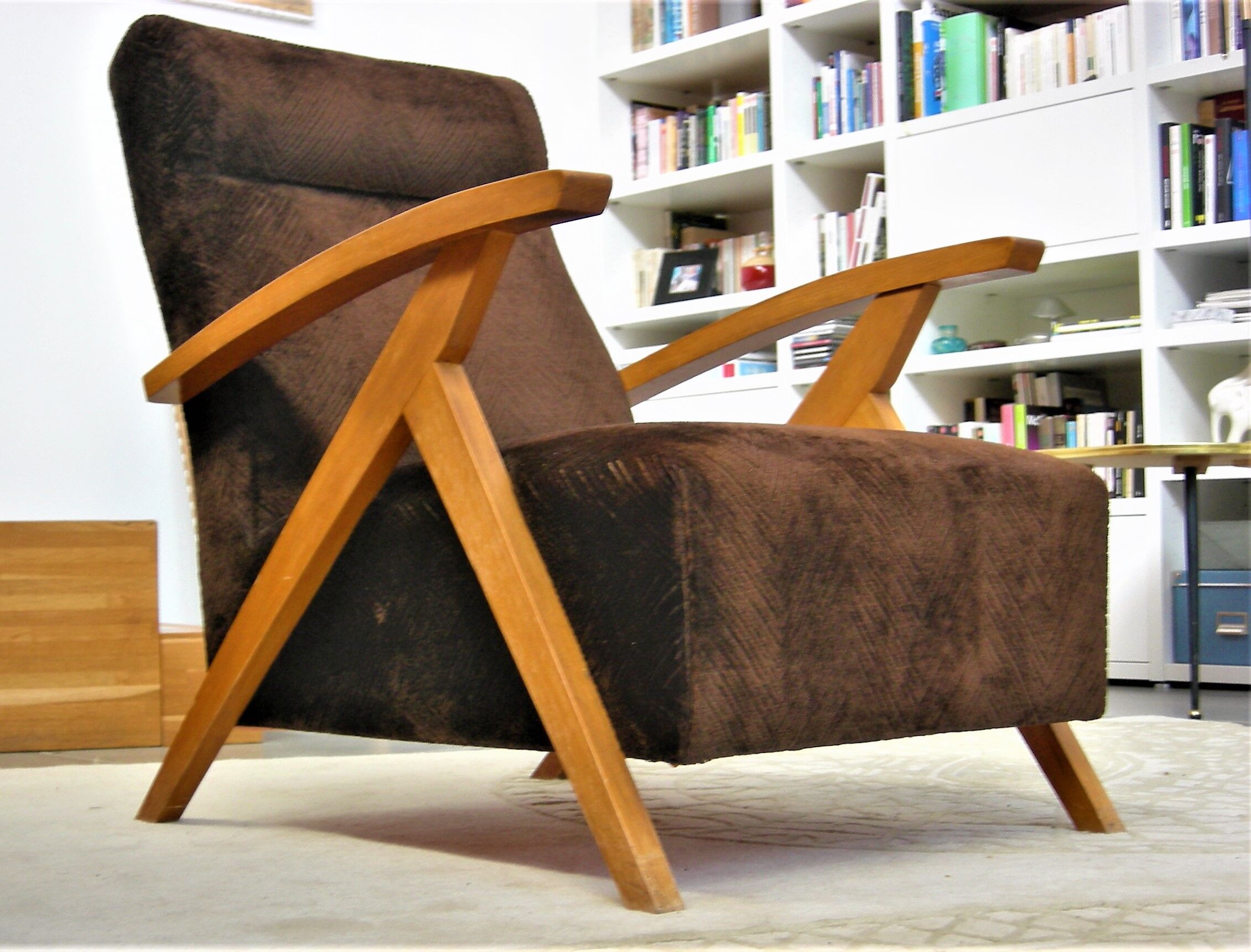 Chair of the years 50-60 frame wood