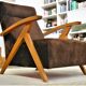 Chair of the years 50-60 frame wood