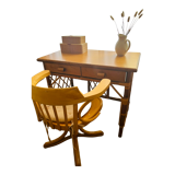 Vintage rattan desk