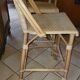 Tabourets de bar rotin vintage