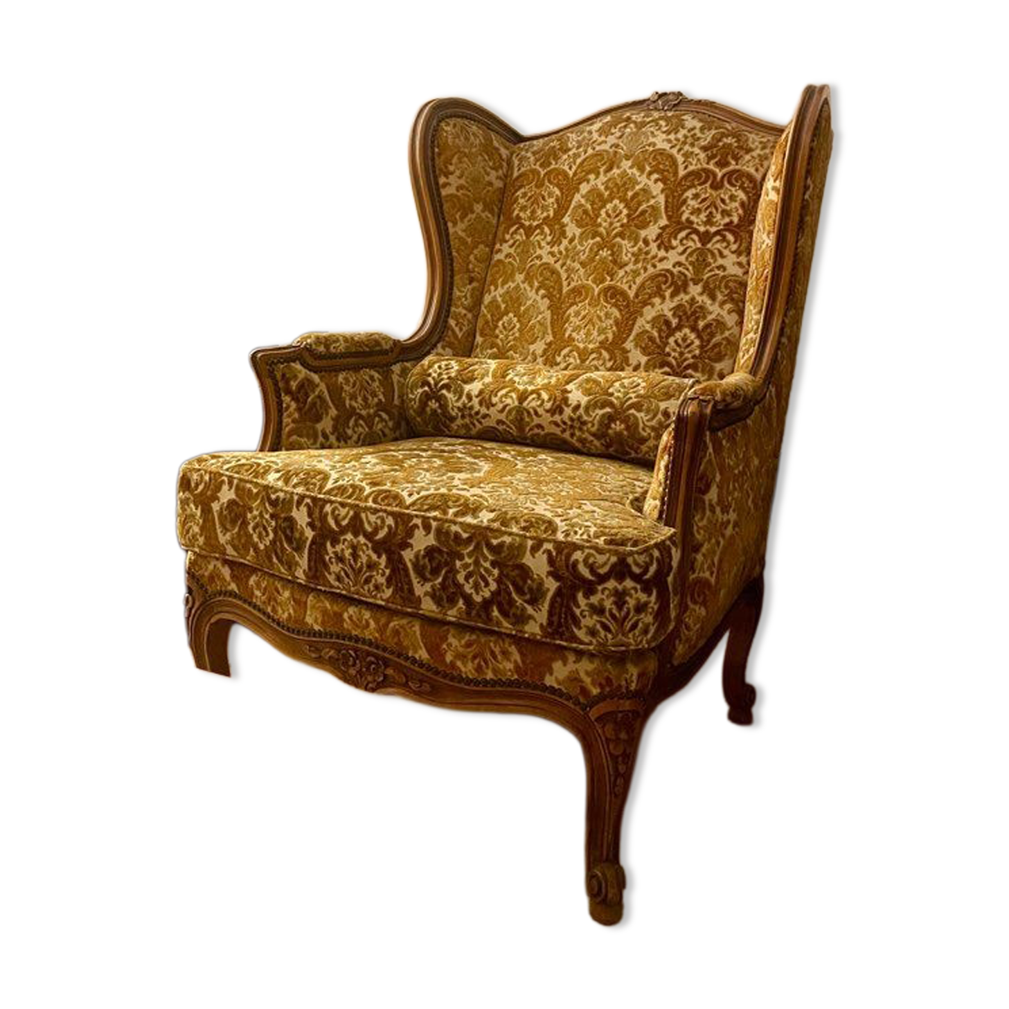 Fauteuil Louis XV à oreilles