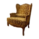 Fauteuil Louis XV à oreilles
