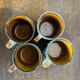 Ensemble de 4 tasses Motif Noix Belguim Boch