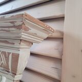 Antique wooden mirror