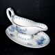 Sarreguemines U&C Flore sauce boat in earthenware with blue flowers
