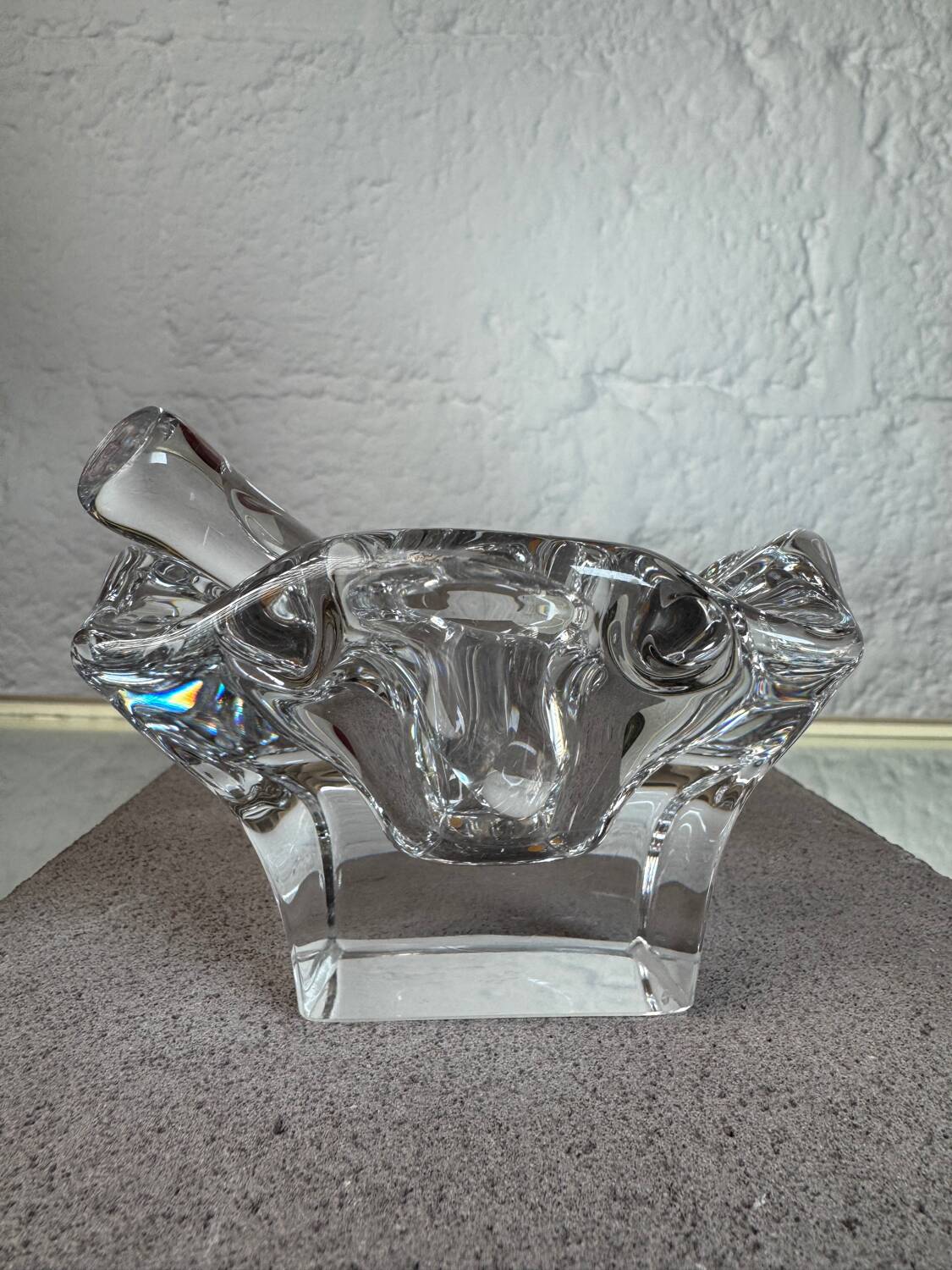 Bayel crystal ashtray from the 70s