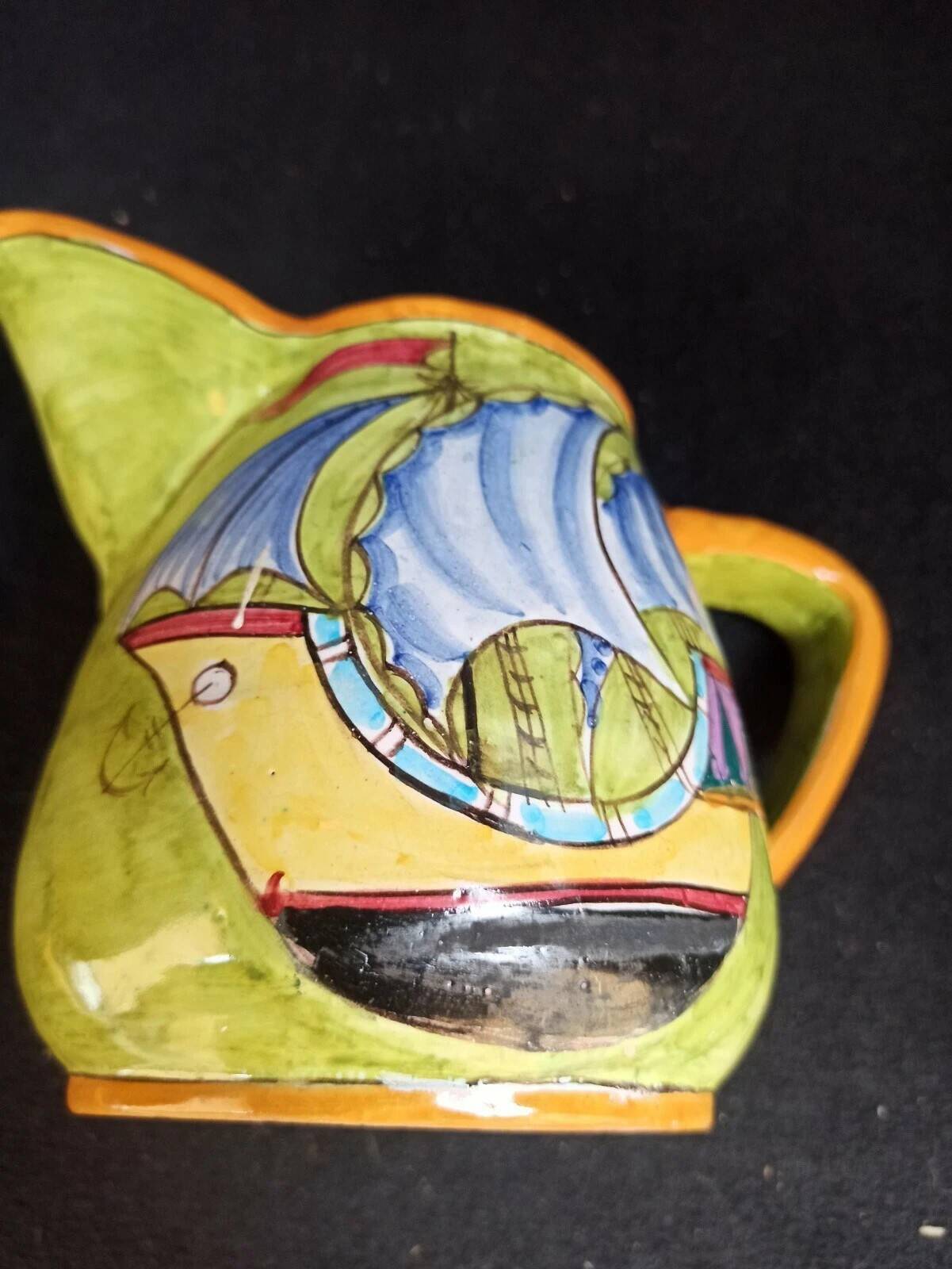 Ceramic jug Vietri Avallone, 1950s