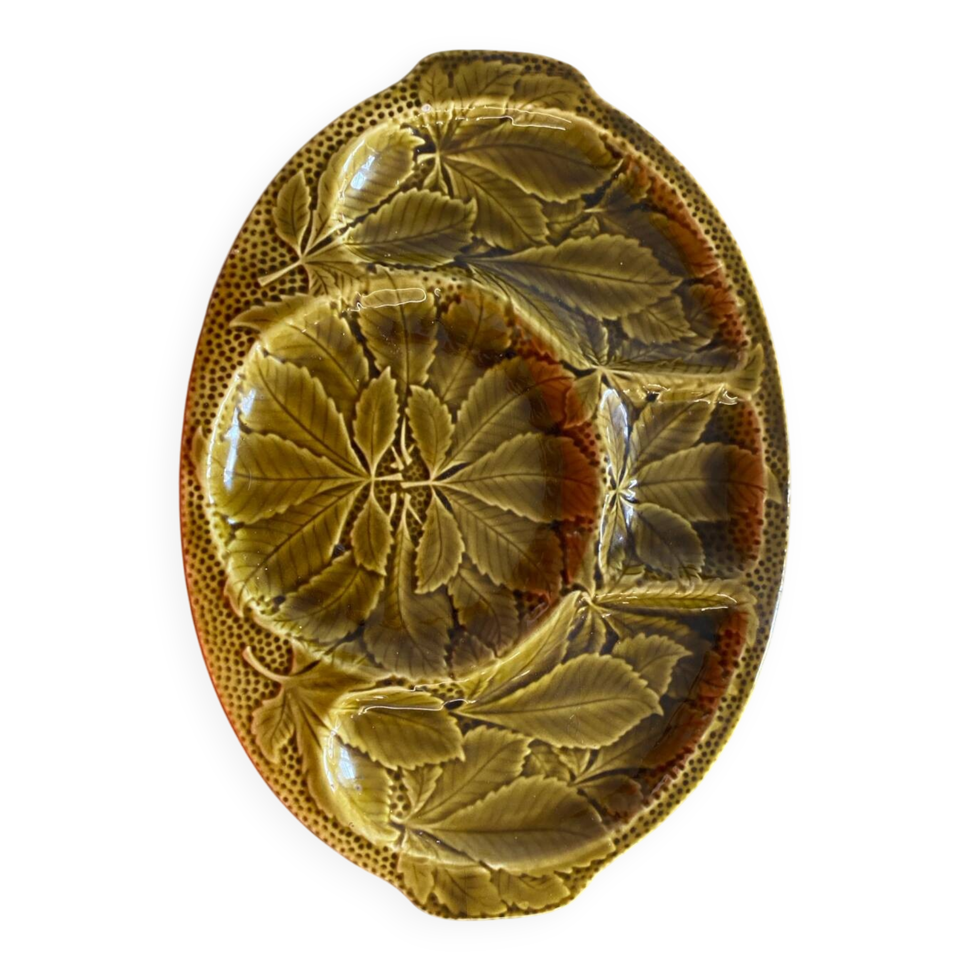 Vintage Gien divided dish