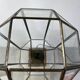 Lampe en laiton et verre