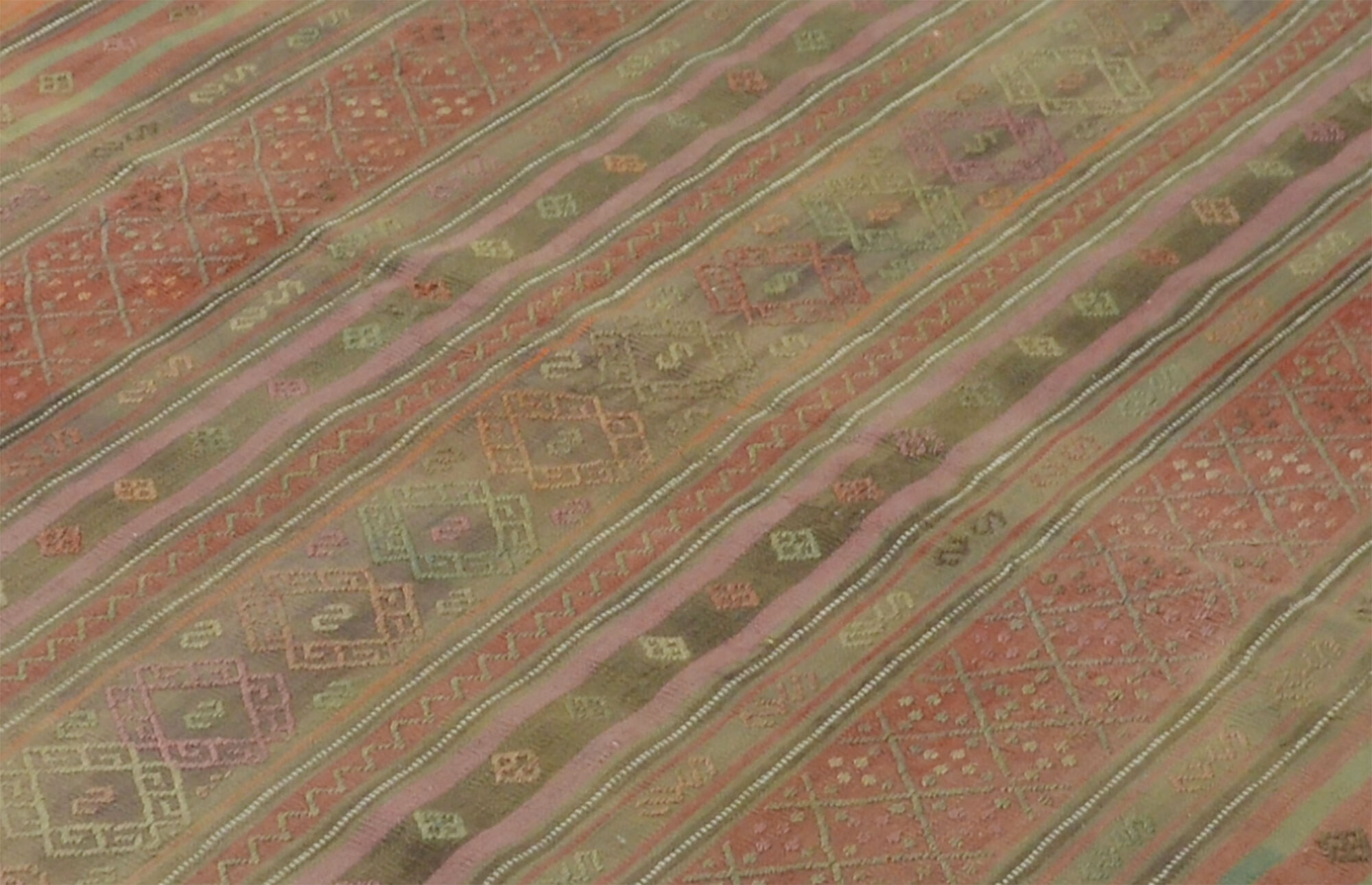 Anatolian handmade kilim rug 260 cm x 167 cm