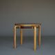 Alvar Aalto Model 70 two-tier Side Table in birch wood. Finland 1940s