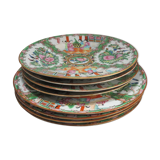 Set of 8 Chinese plates China early twentieth century