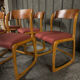 Set of 6 sled chairs