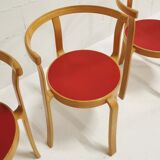 Set table and 4 chairs "8000 series" , Magnus Olesen, 1980
