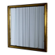 Brass square mirror, 1960s.